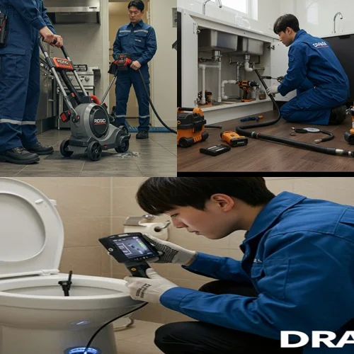 청담동 싱크대 막힘 배수구 카페 식당 주방