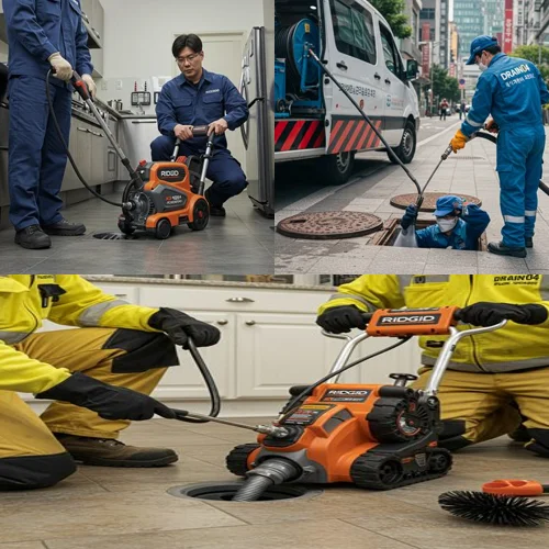 청담동 싱크대 막힘 배수구 카페 식당 주방