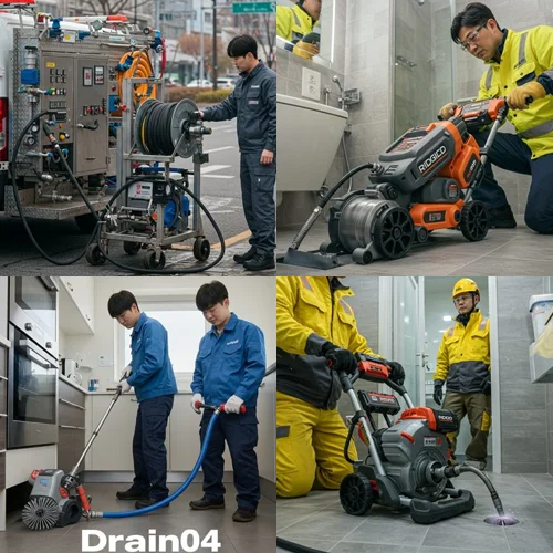 강남 싱크대 막힘 배수구 기름 덩어리로 꽉