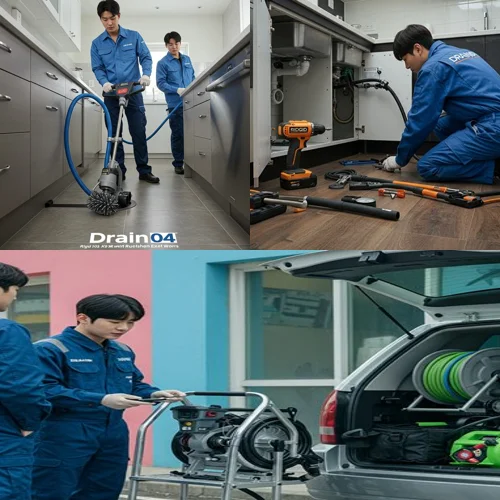 율현동 하수구 막힘 업체 전원주택 빌라 1층