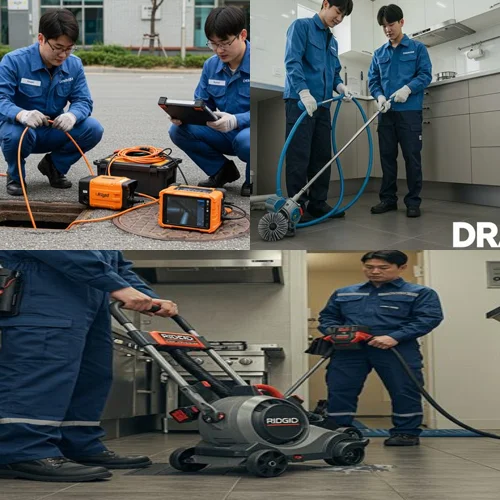 논현동 싱크대 막힘 배수구 식당 주방 기름때