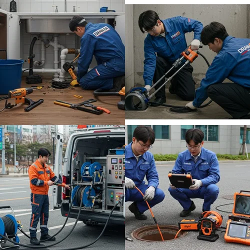 대치동 싱크대 막힘 강남 배수구뚫음 학원 탕비실 막힘