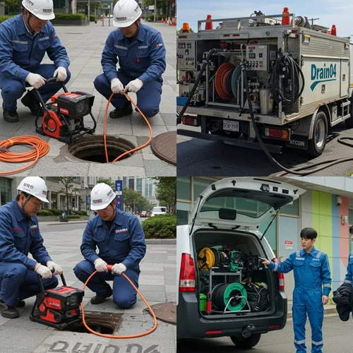 청담동 하수구 뚫음 하수도 명품 매장