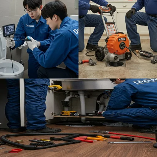 강남구 하수구 업체 오수관 내시경 진단