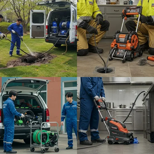 논현동 싱크대 막힘 배수구 식당 주방 기름때