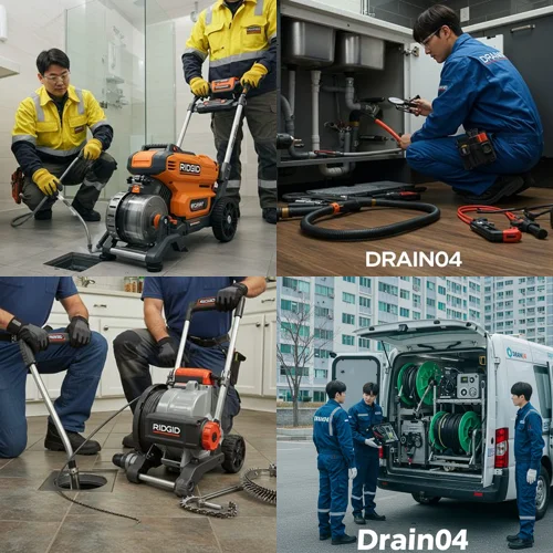 논현동 싱크대 막힘 배수구 식당 주방 기름때