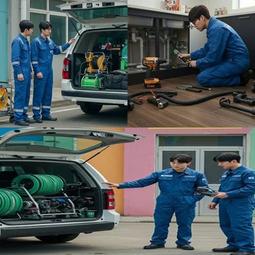 압구정동 배관 막힘 뚫음 노후 배관