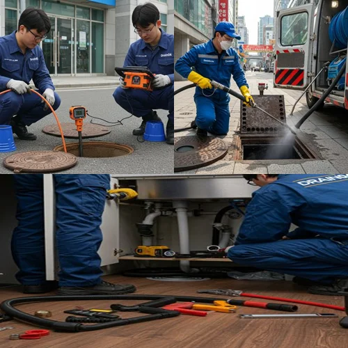 수서동 배관 막힘 뚫음 배관 교체