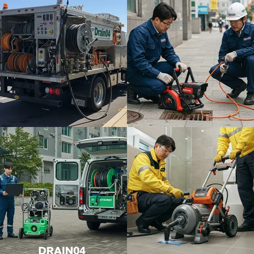 율현동 하수구 뚫음 하수관 청소