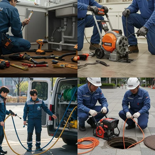 강남 배관 막힘 뚫음 배관 내시경