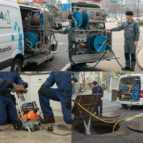 수서동 하수도 막힘 정화조 배관