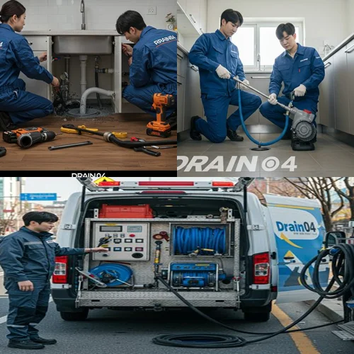 청담동 배관 막힘 뚫음 횡주관 뚫음