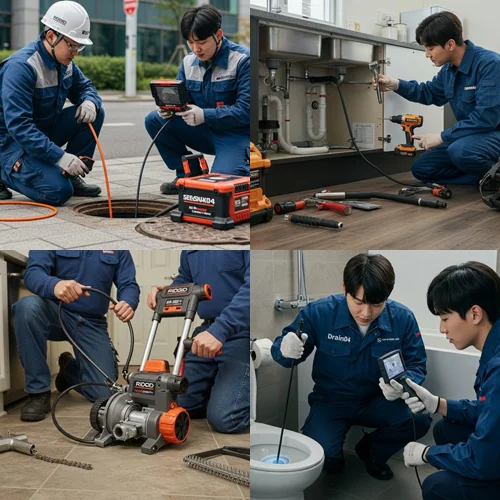 강남 신사동 배관 막힘 뚫음 배관 세척