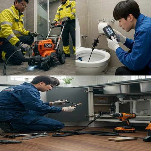 청담동 배수구 막힘 배관 뚫음