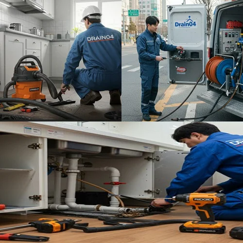 강남 신사동 배수구 막힘 화장실 역류