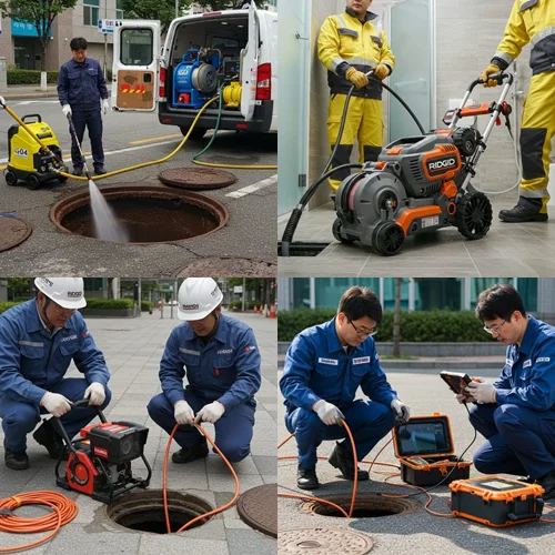 강남 신사동 배수구 막힘 화장실 역류