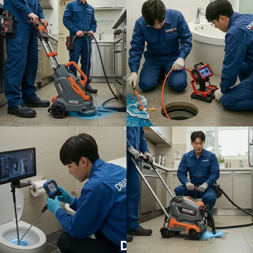 강남 싱크대 하수구 막힘 기름 덩어리 꽉