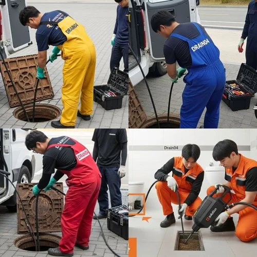 강남구 하수구 뚫음 전문 장비