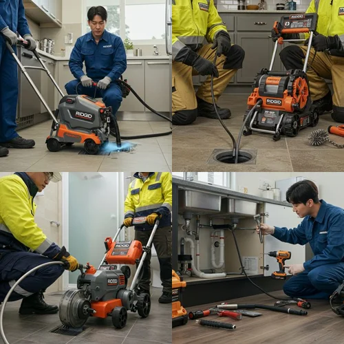 압구정동 고압세척 통수 작업