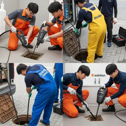 강남 신사동 고압세척 기름 슬러지