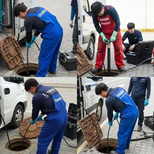 논현동 하수구 막힘 식당 주방 역류
