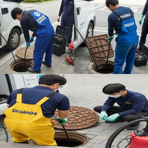 청담동 하수구 막힘 명품거리 상가