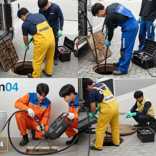 청담동 하수구 막힘 명품거리 상가