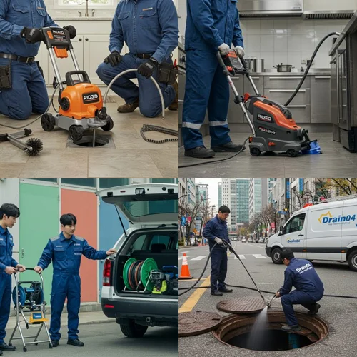 세곡동 하수도 막힘 오수관 역류