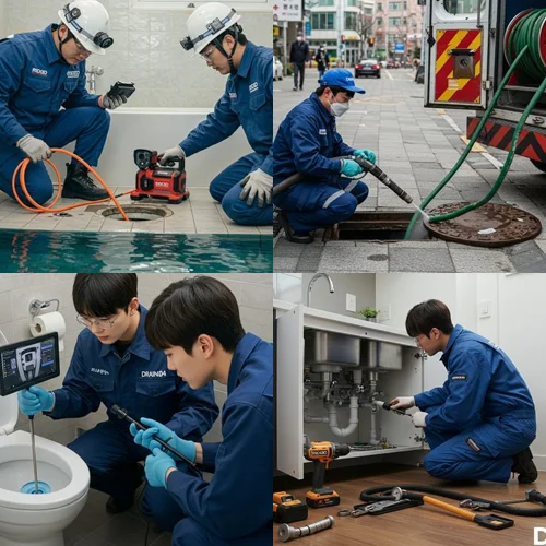 세곡동 하수도 막힘 오수관 역류