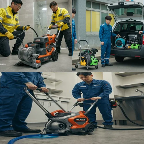 압구정동 하수도 막힘 횡주관 역류