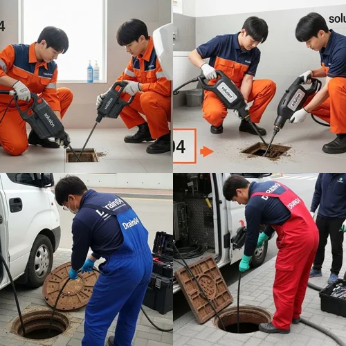 대치동 하수도 막힘 상가 하수도