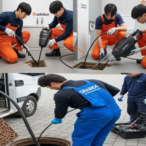 강남 변기 막힘 물티슈 꽉!