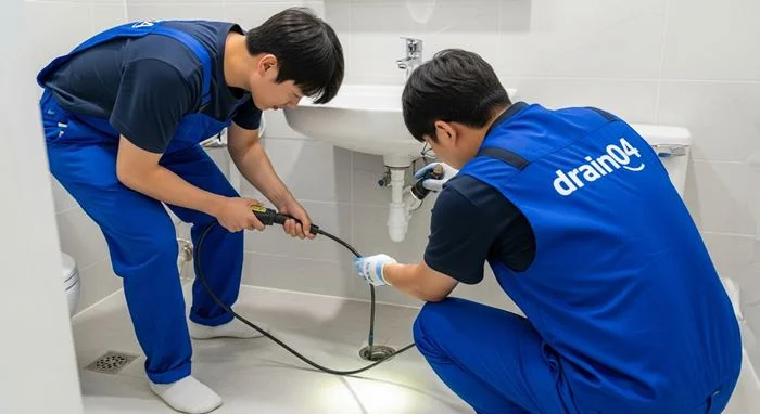 율현동 배수구 막힘 마당 하수구