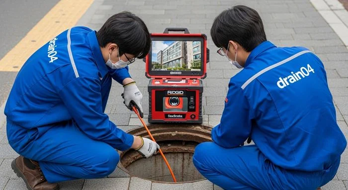 율현동 배수구 막힘 마당 하수구