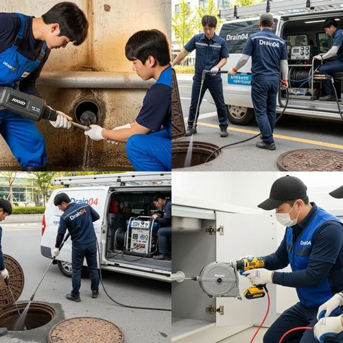 율현동 하수구 막힘 주택 하수구