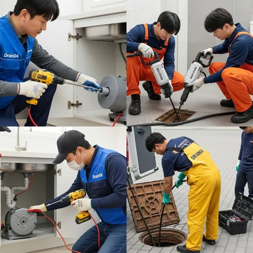 논현동 배관 막힘 뚫음 식당 배관