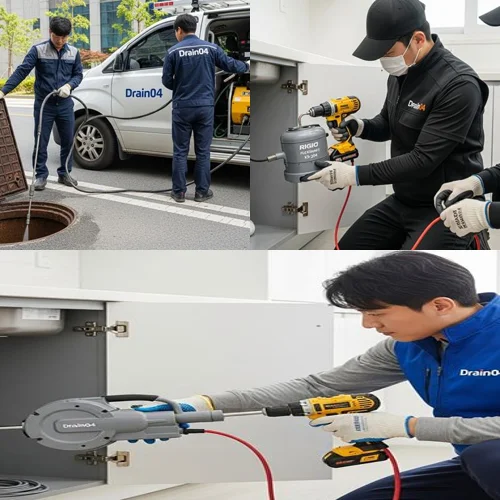 논현동 배관 막힘 뚫음 식당 배관