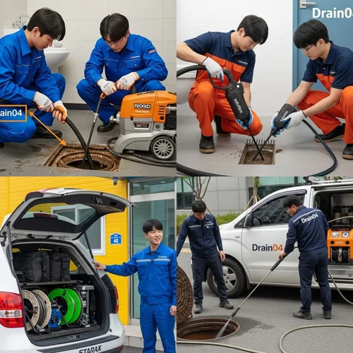 논현동 배관 막힘 뚫음 식당 배관