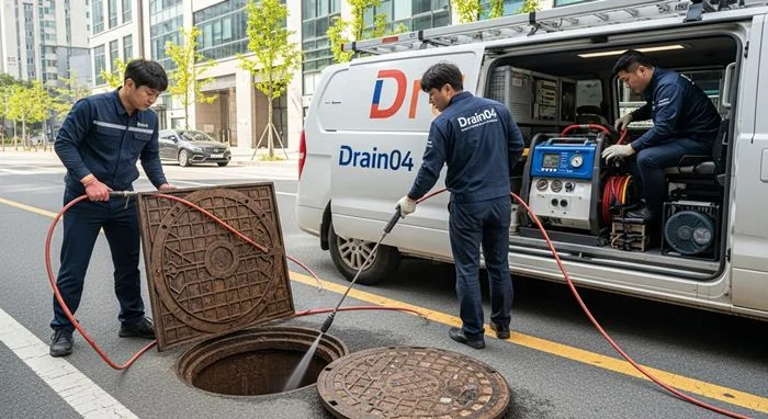일원동 하수구 막힘 먹자골목 배관