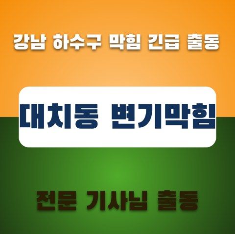 대치동 변기막힘 3654