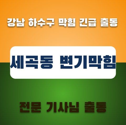 세곡동 변기막힘 3405